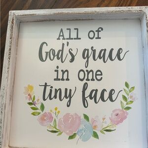 Floral‎ Wall Art with Inspirational Quote